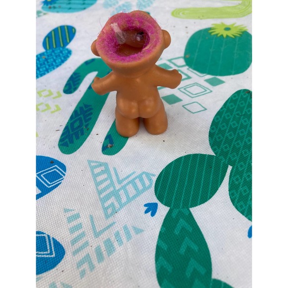 Tiny TROLL Air Plant Holder - Vintage Mini Troll Doll - Plant Protector - Picture 5 of 7